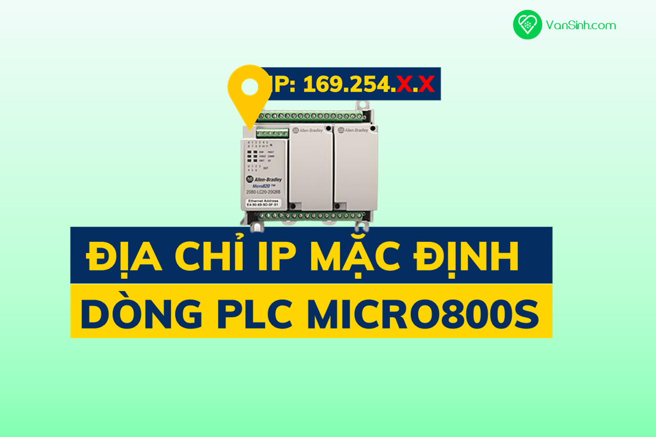 Địa chỉ IP mặc định dòng PLC Micro800s