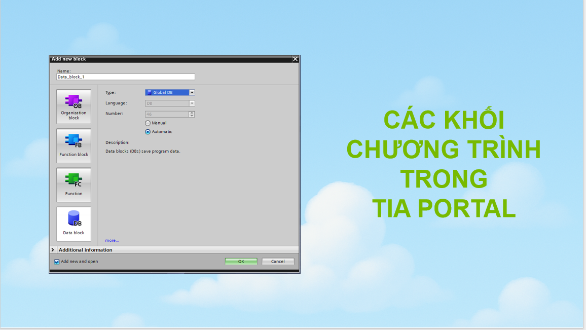 Các Khối Chương Trình Trong TIA Portal